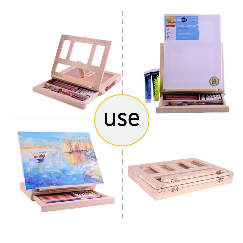 Wooden Portable Painting Easel