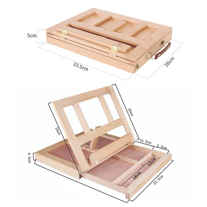 Wooden Portable Painting Easel