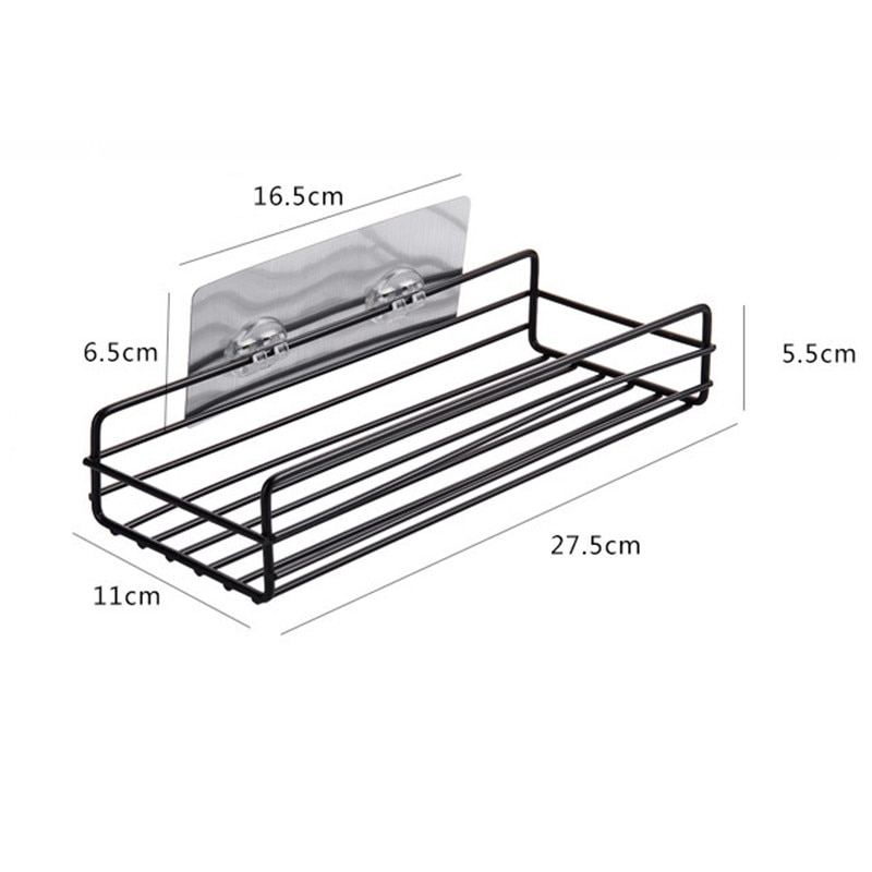 Metal Storage Shelf in Black and White Metal Storage Shelf in Black and White