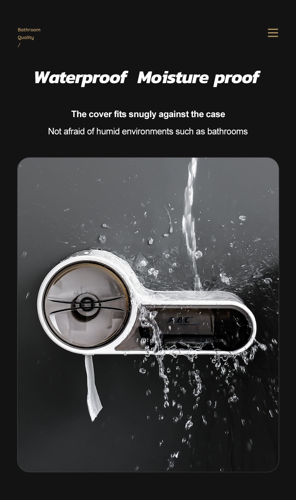 Waterproof Bathroom Organizer Waterproof Bathroom Organizer