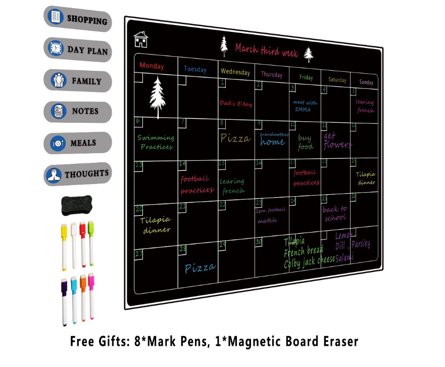 Black Design Whiteboard Set