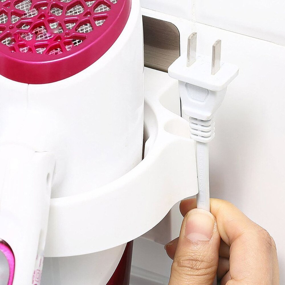 Multifunction Bathroom Shelf with Hair Curler Rack Multifunction Bathroom Shelf with Hair Curler Rack