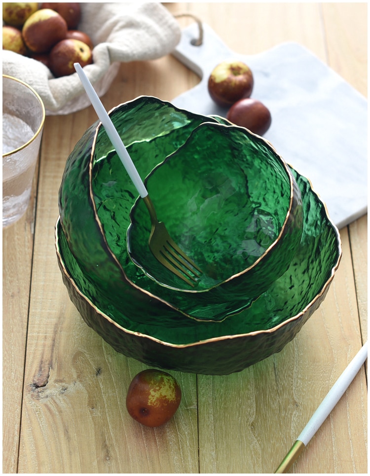 Iceberg Themed Glass Bowl