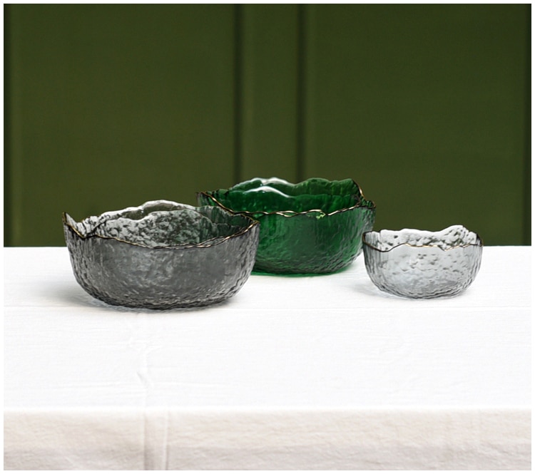 Iceberg Themed Glass Bowl