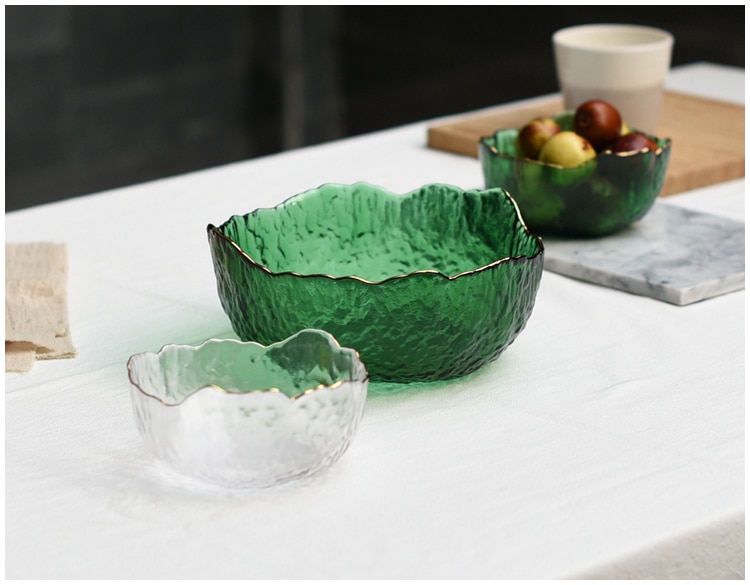 Iceberg Themed Glass Bowl