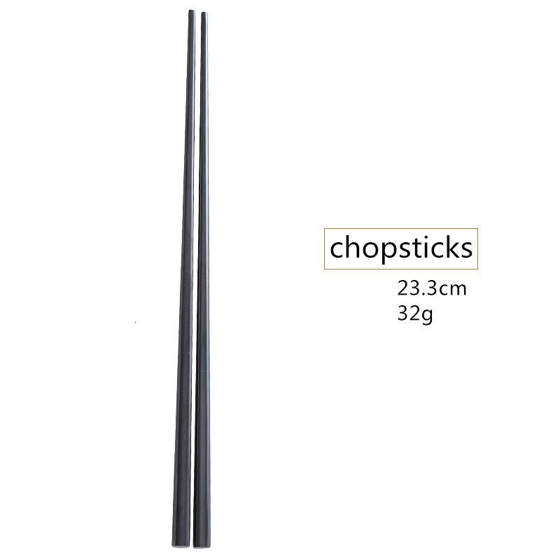 Matte Black Tableware Set