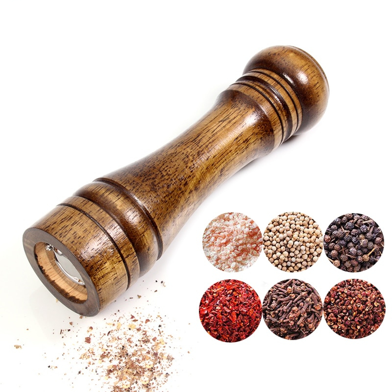 Wooden Salt and Pepper Mill with Strong Adjustable Ceramic Grinder Wooden Salt and Pepper Mill with Strong Adjustable Ceramic Grinder