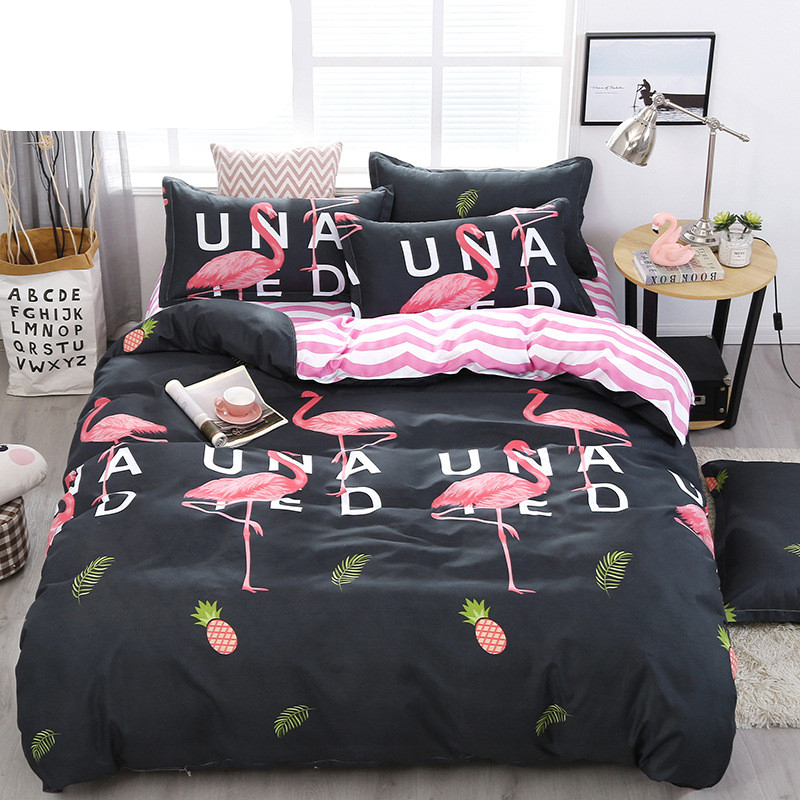 Modern Printed Bedding Set 4 Pcs Modern Printed Bedding Set 4 Pcs