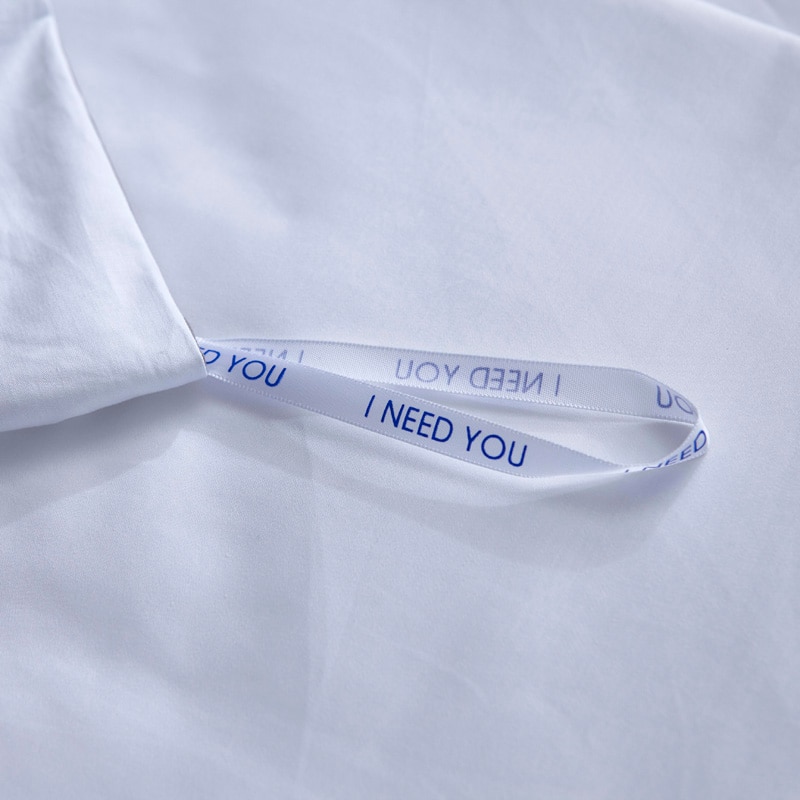 White Luxury Egyptian Cotton Bedding Set 4 Pcs