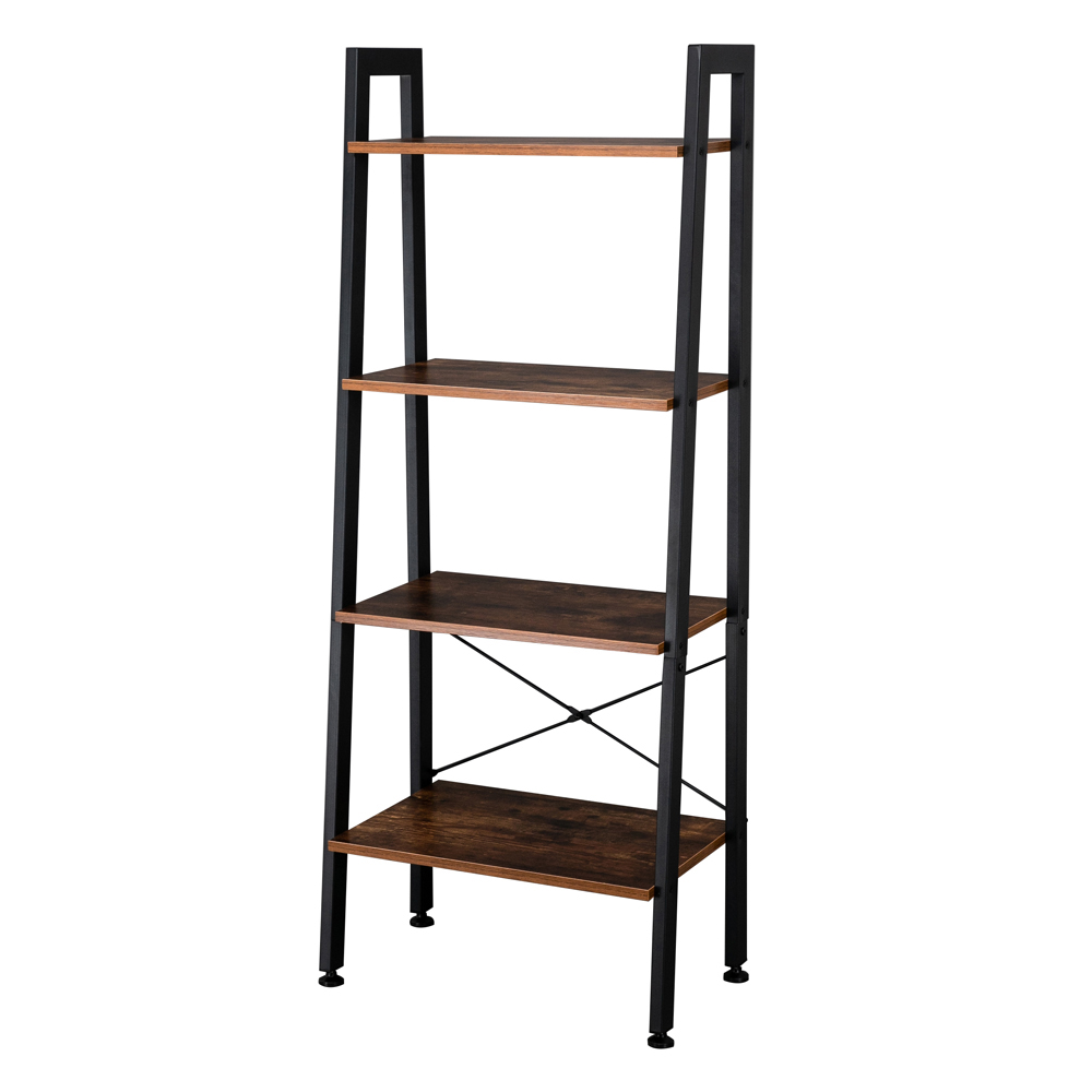 4 Tiers Industrial Ladder Shelf 4 Tiers Industrial Ladder Shelf