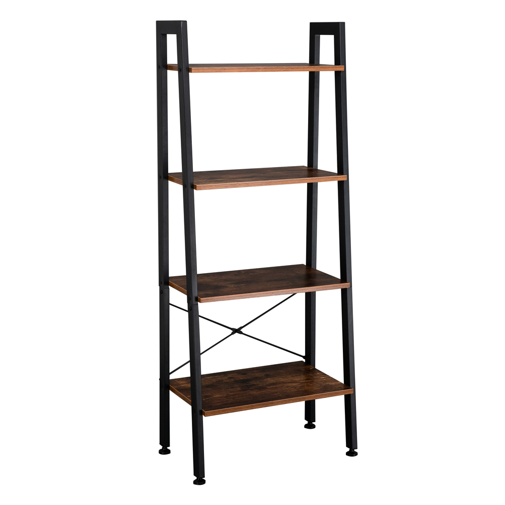 4 Tiers Industrial Ladder Shelf 4 Tiers Industrial Ladder Shelf