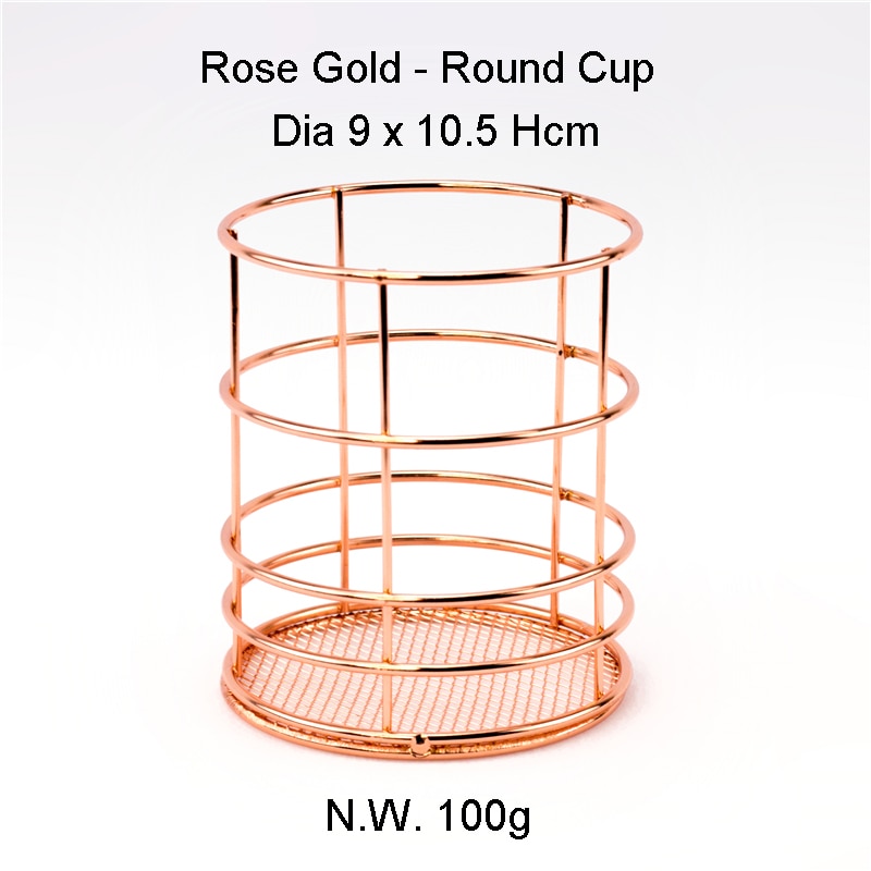 Nordic Basket in Gold and Rose Gold