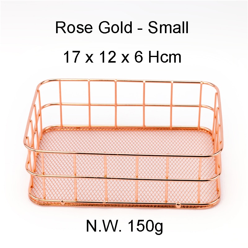 Nordic Basket in Gold and Rose Gold