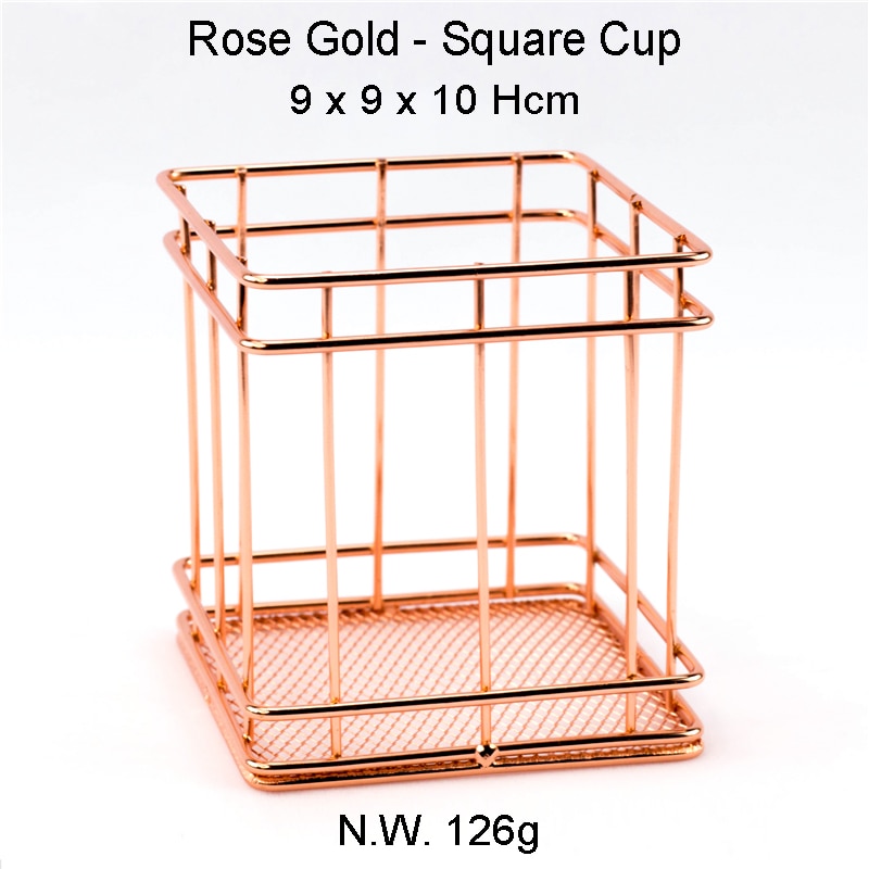 Nordic Basket in Gold and Rose Gold