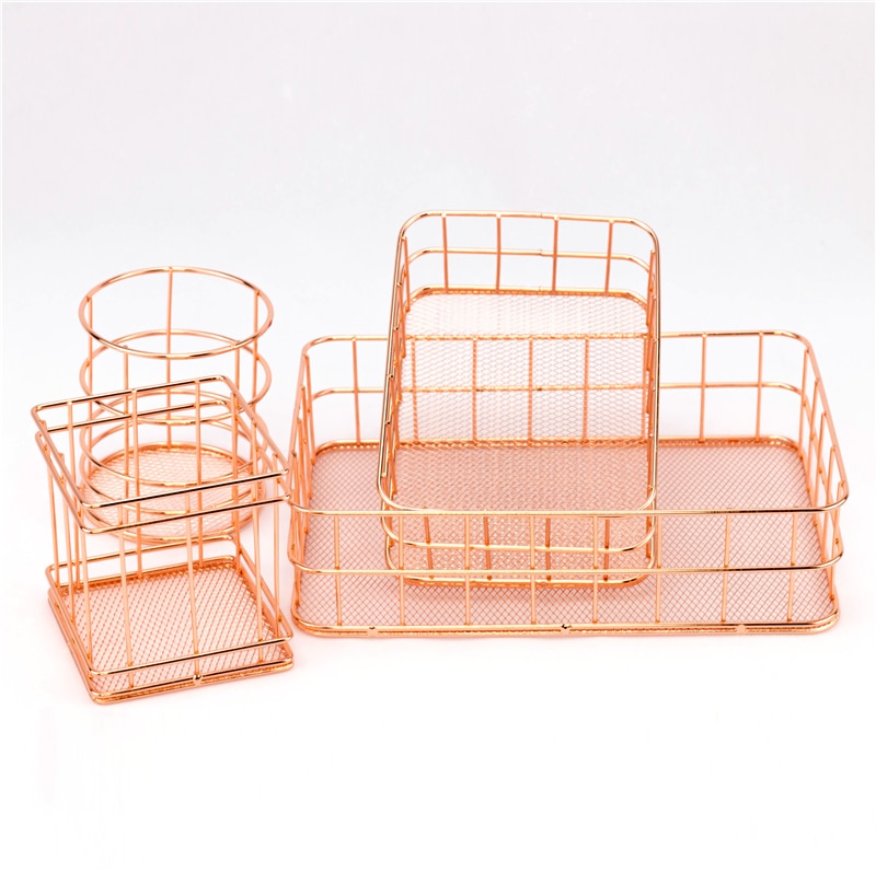 Nordic Basket in Gold and Rose Gold
