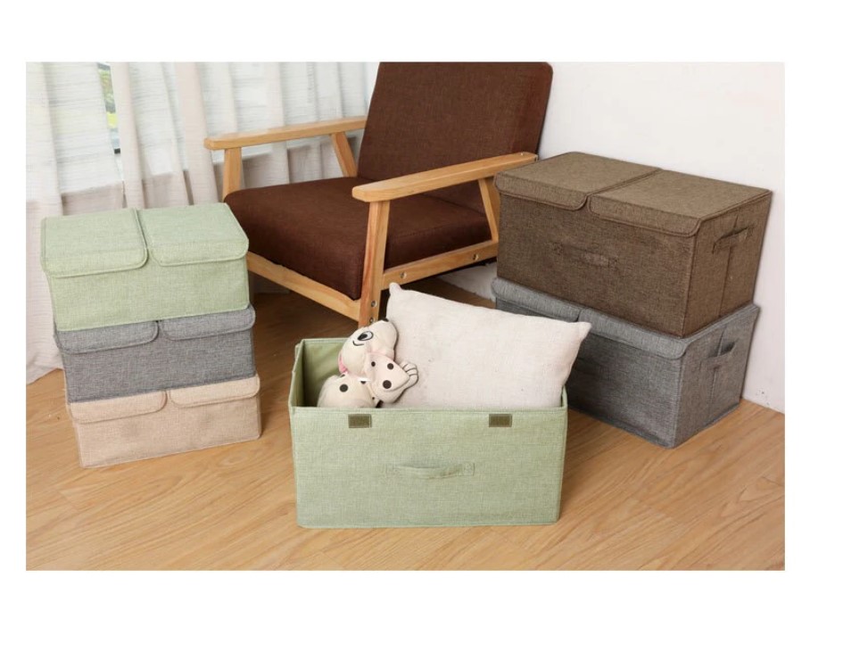 Melange Color Foldable Storage Basket